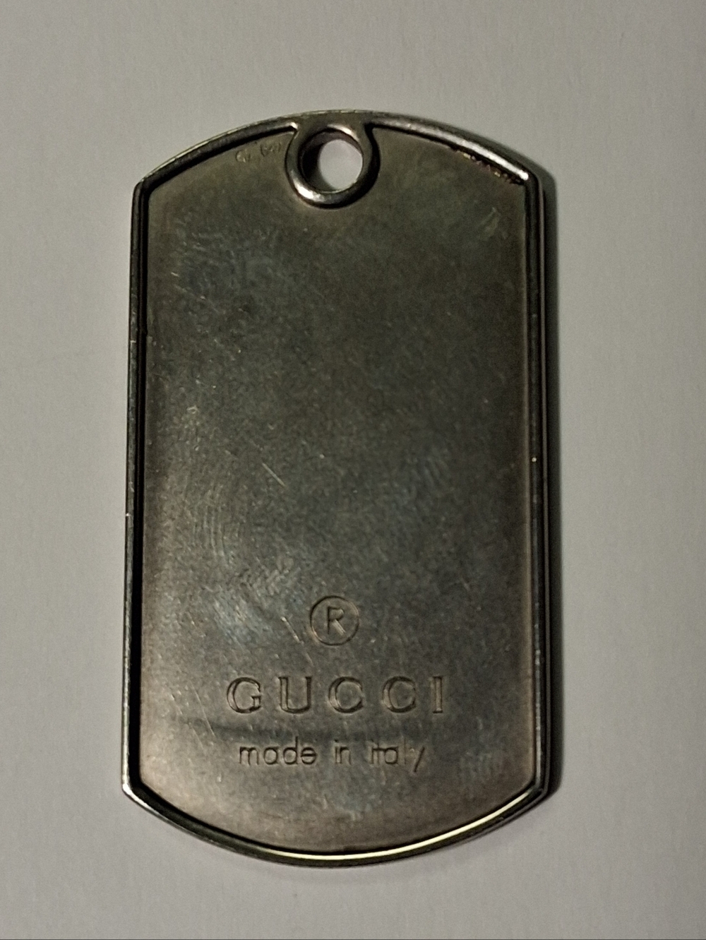 Rare  Gucci Liftboy Crest 929 ⁷Silver Dual Dog Tag Necklace - Picture 7 of 16